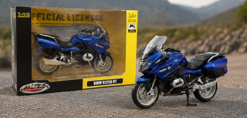 MSZ BMW R1250 RT Motorcycle Model Diecast Model ( Scale 1:12)