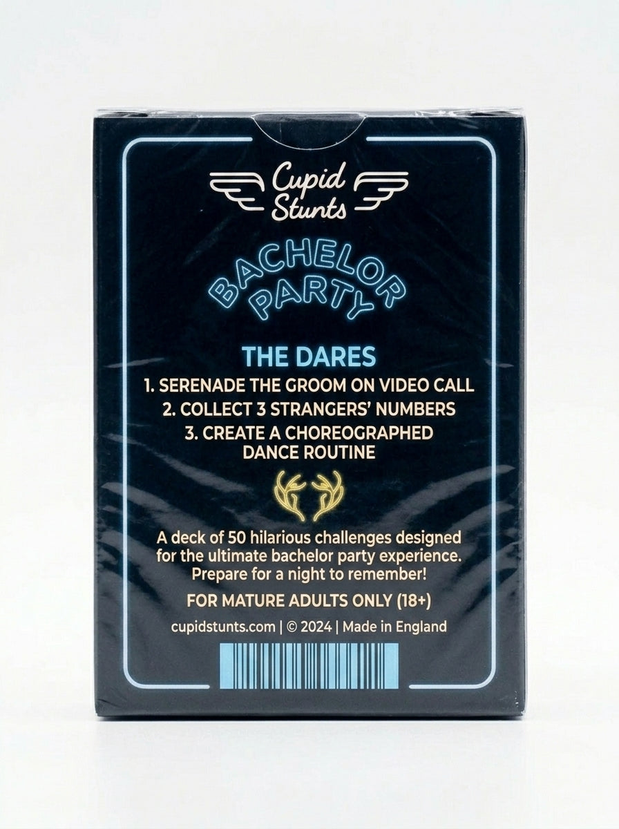 Cupid Stunts Bachelor Party Dares Card Game