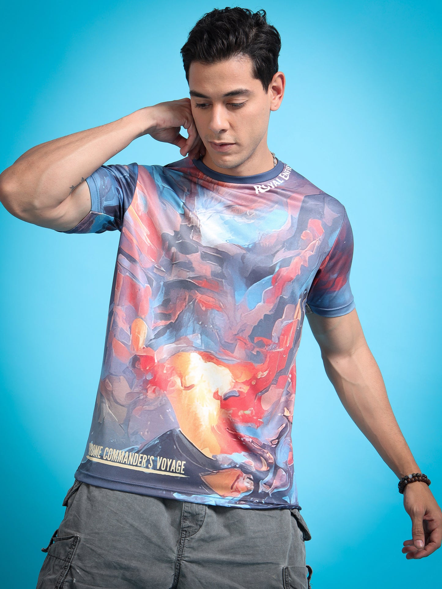 Royal Enifield Chrome Commander's Voyage T shirt