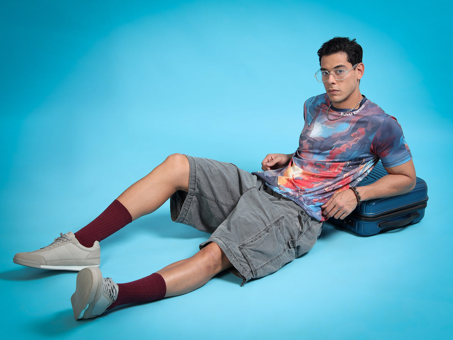 Royal Enifield Chrome Commander's Voyage T shirt