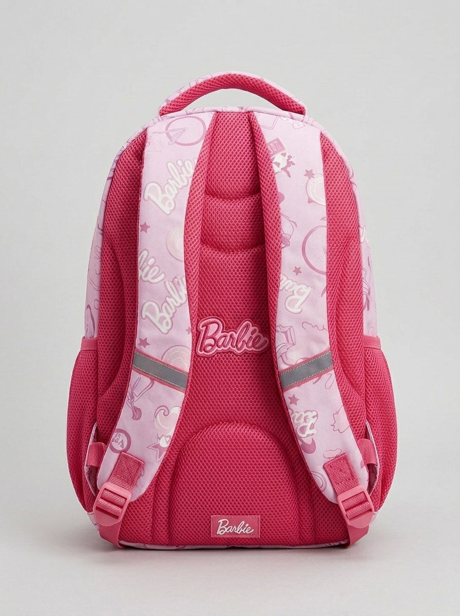 Pink Barbie Backpack - Synthetic Material