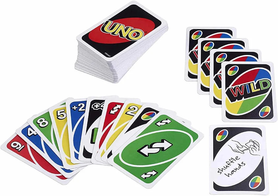 UNO Card Game - Classic Family Fun with Customizable Wilds
