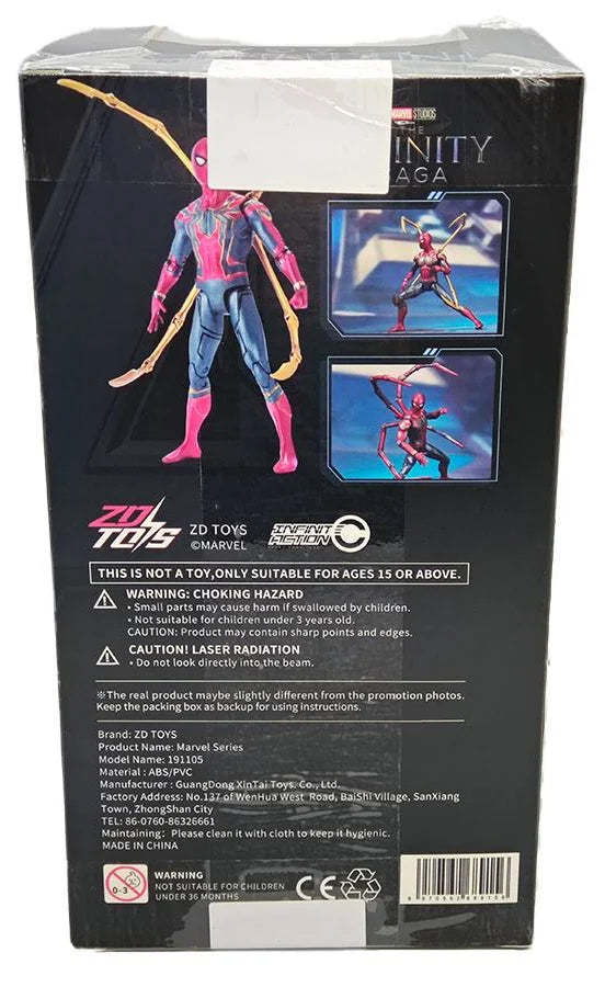 Iron Spiderman with Plastic Holder