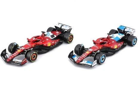 2025 Ferrari Sf25 Formula F1 Racing Team Set Of 2 Cars 1:43