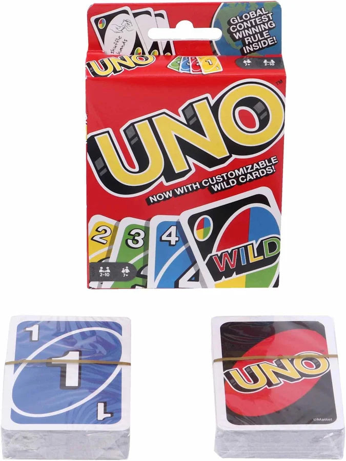UNO Card Game - Classic Family Fun with Customizable Wilds
