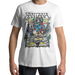 Santana Folk Skull White T Shirt - www.entertainmentstore.in