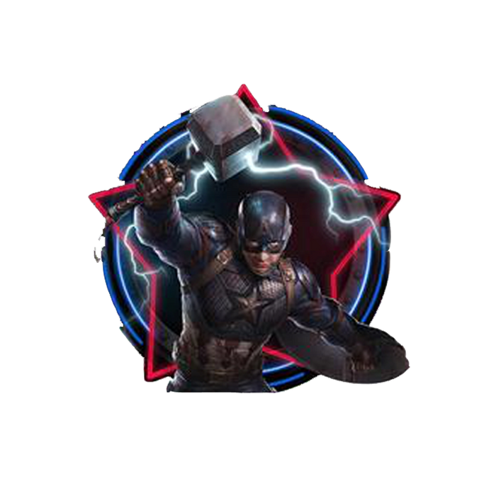 Captain America Action Sticker - www.entertainmentstore.in