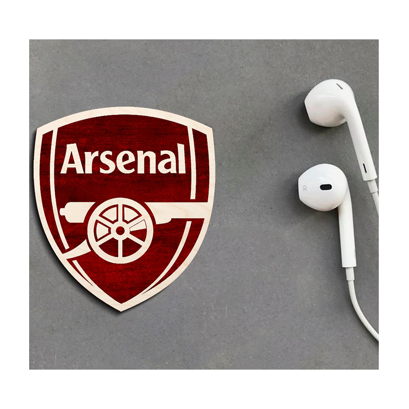 Arsenal Wooden Fridge Magnet - www.entertainmentstore.in