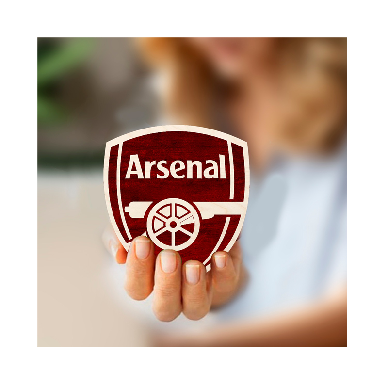 Arsenal Wooden Fridge Magnet - www.entertainmentstore.in