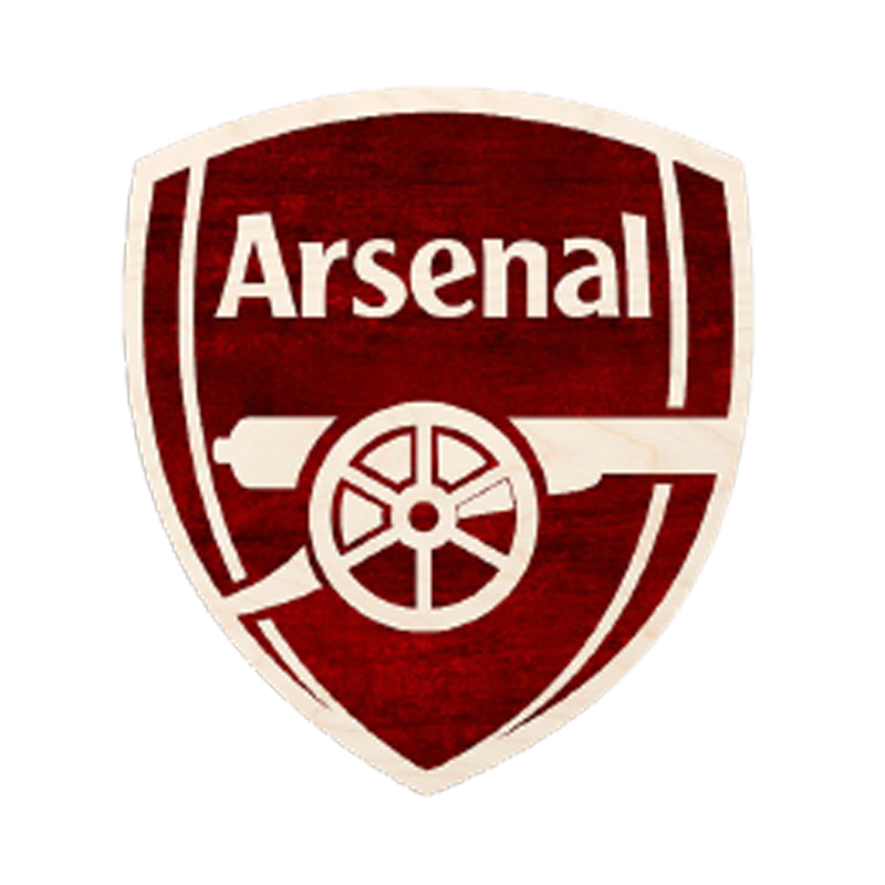 Arsenal Wooden Fridge Magnet - www.entertainmentstore.in