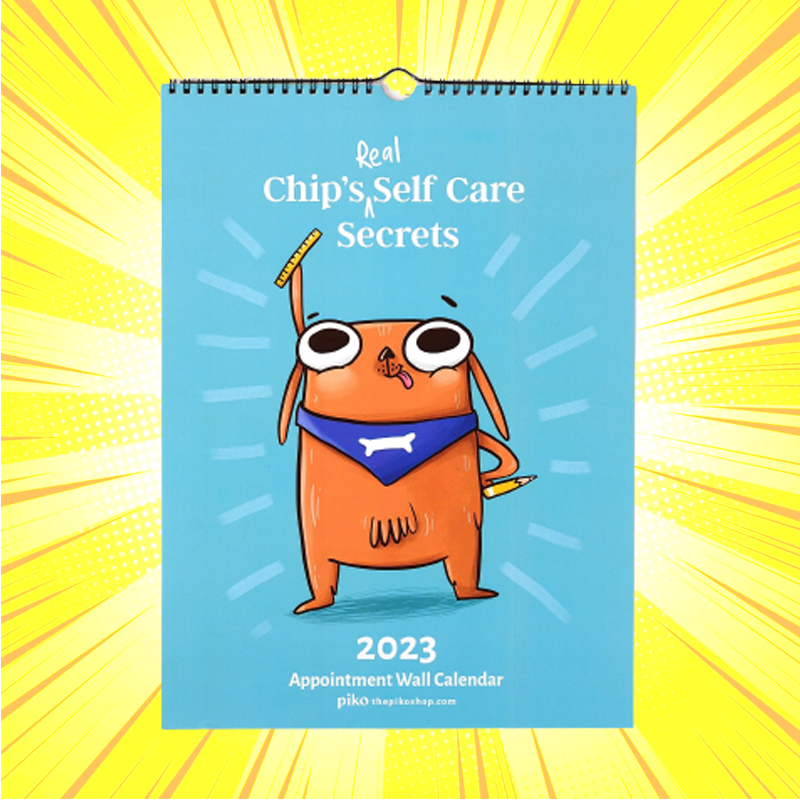 Chips Real Self Care Secrets Appointment Wall Calendar 2023 - www.entertainmentstore.in