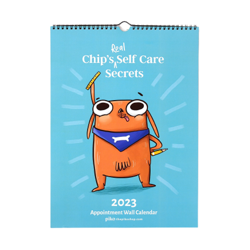 Chips Real Self Care Secrets Appointment Wall Calendar 2023 - www.entertainmentstore.in