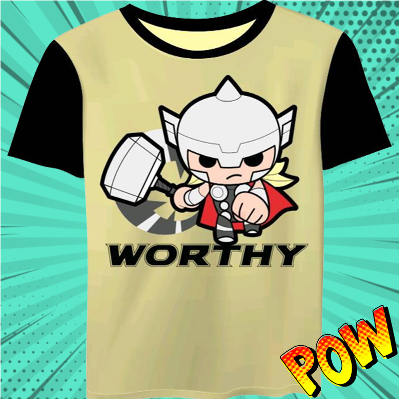 Thor Worthy Yellow Kids T Shirt - www.entertainmentstore.in