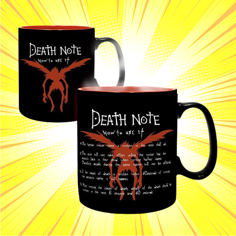 Death Note Kira Ryuk Heat Change Mug - www.entertainmentstore.in