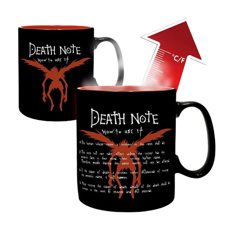 Death Note Kira Ryuk Heat Change Mug - www.entertainmentstore.in