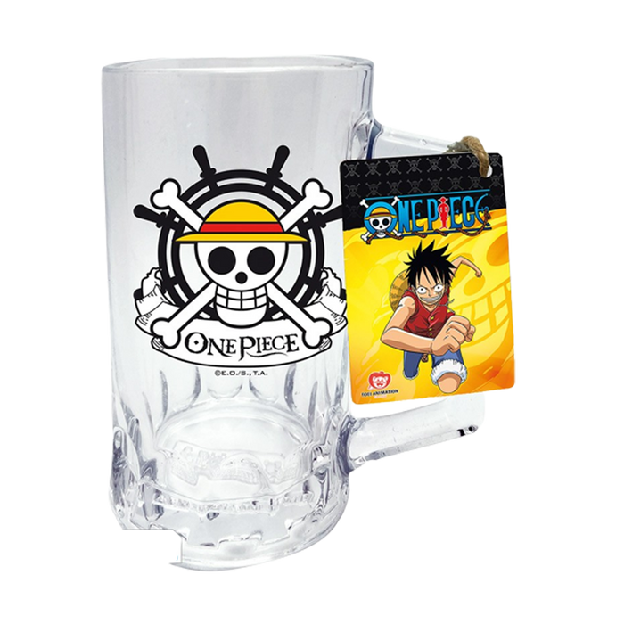 One Piece Skull Luffy Symbol Tankard Mug - www.entertainmentstore.in