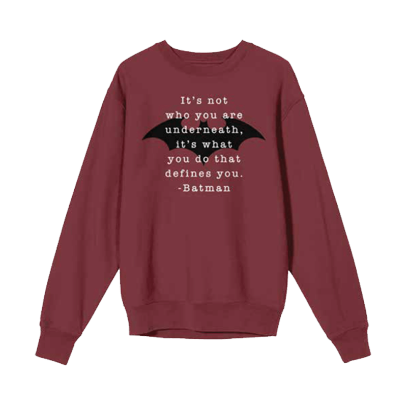 Batman (2377) Bloodstone Red Sweatshirt - www.entertainmentstore.in