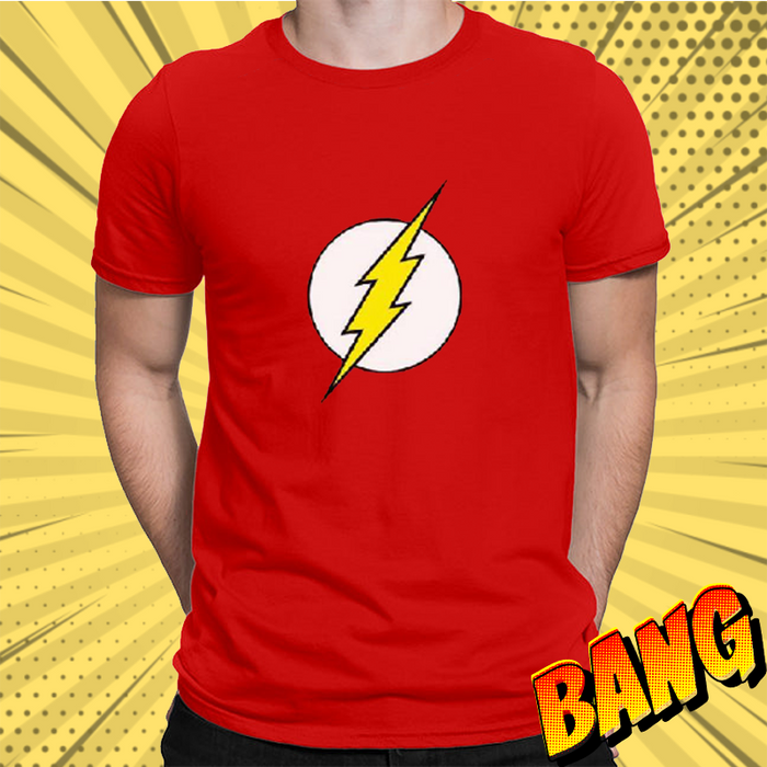 Flash (5169) Red Mens T Shirt - www.entertainmentstore.in