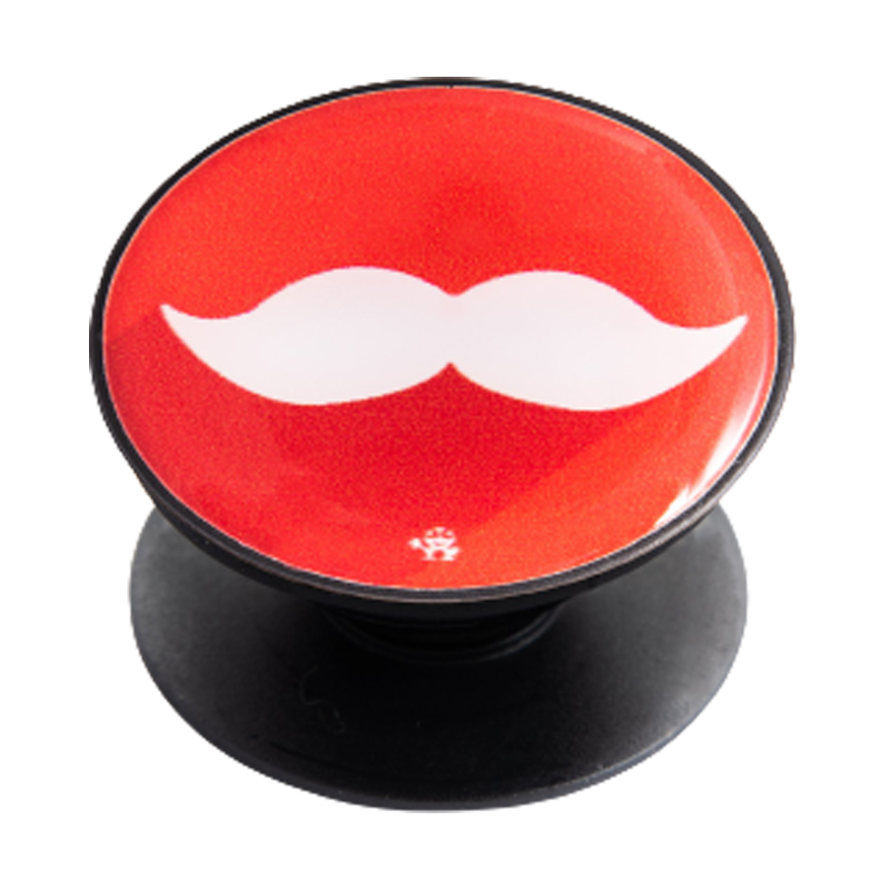 Stash In The Moustache! Mobile Gripper - www.entertainmentstore.in