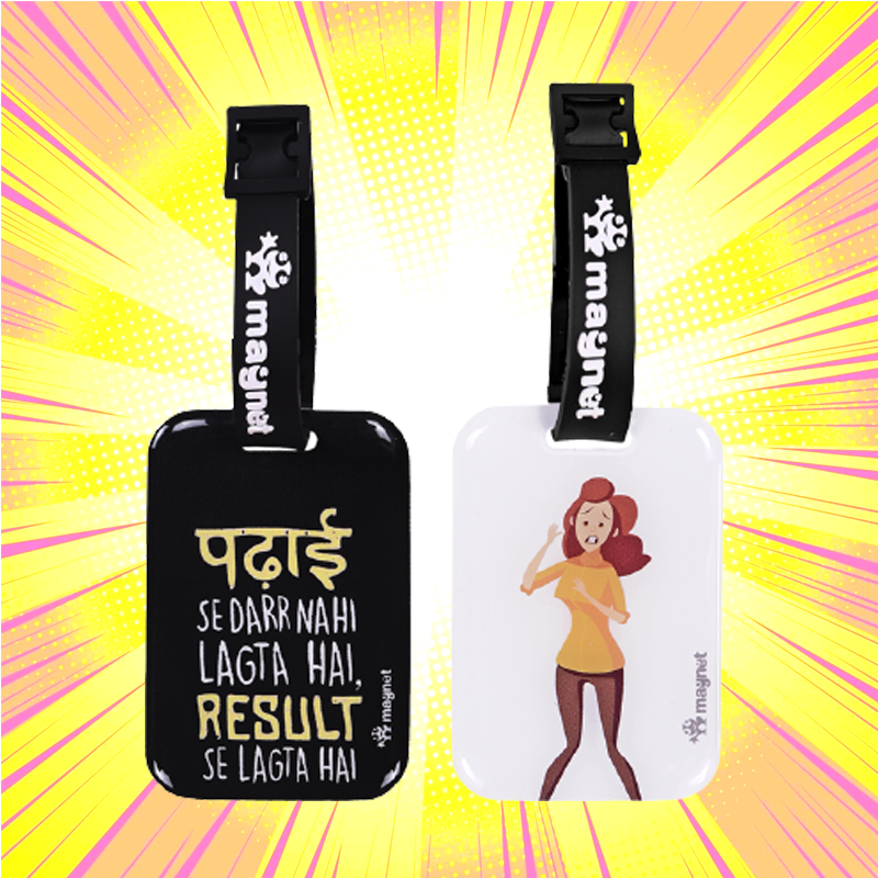 Padhai Result Ka Darr (Girl Version) Bag Tags - www.entertainmentstore.in