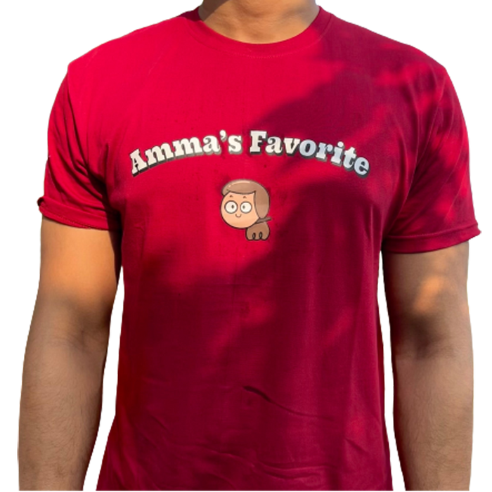 Ammas Favorite Red T Shirt - www.entertainmentstore.in