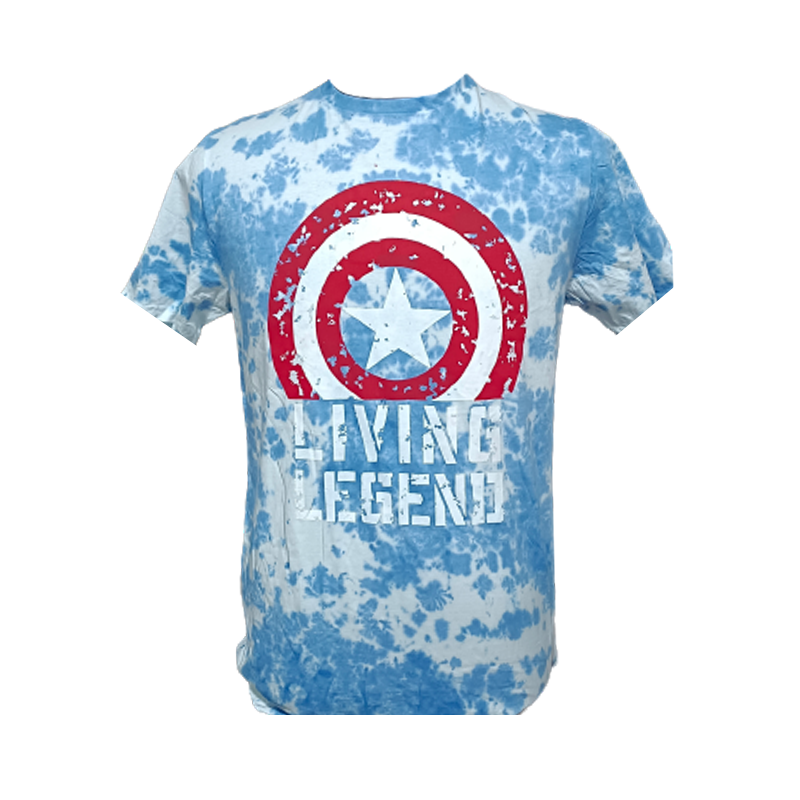 Captain America Living Legend Blue T Shirt - www.entertainmentstore.in