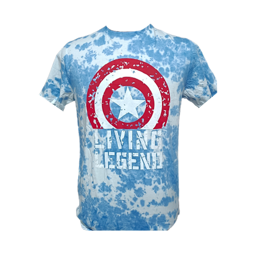 Captain America Living Legend Blue T Shirt - www.entertainmentstore.in