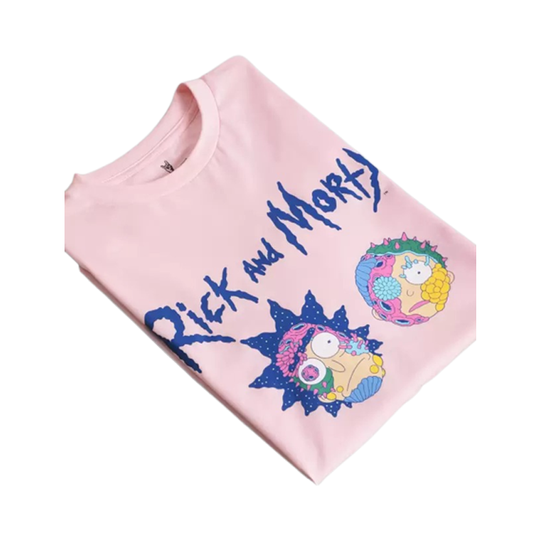 Rick And Morty 1289 Pale Lilac Mens T Shirt - www.entertainmentstore.in