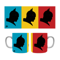 Batman Tricolour Black Coffee Mug - www.entertainmentstore.in