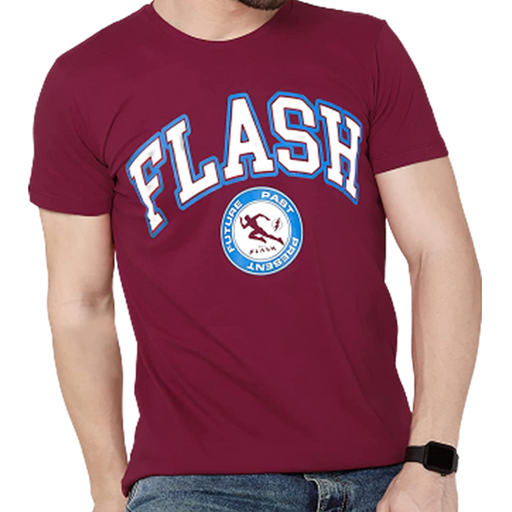 Flash 939 Crimson Red Mens T Shirt - www.entertainmentstore.in