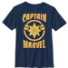 Captain Marvel Blue Kids T Shirt - www.entertainmentstore.in