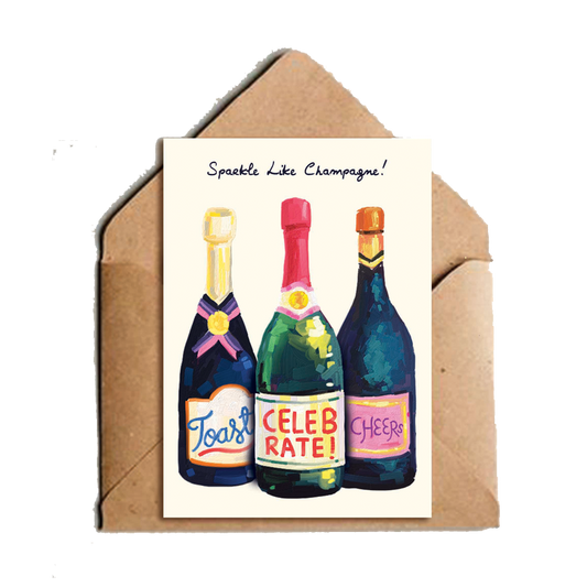 Sparkle Like Champagne! Greeting Card - www.entertainmentstore.in