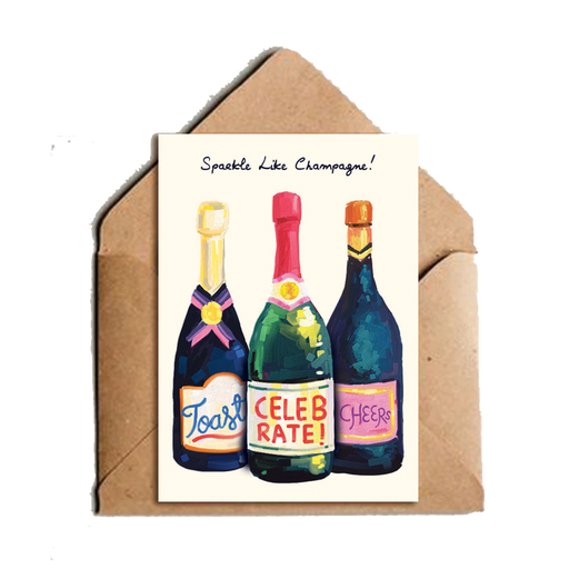 Sparkle Like Champagne! Greeting Card - www.entertainmentstore.in