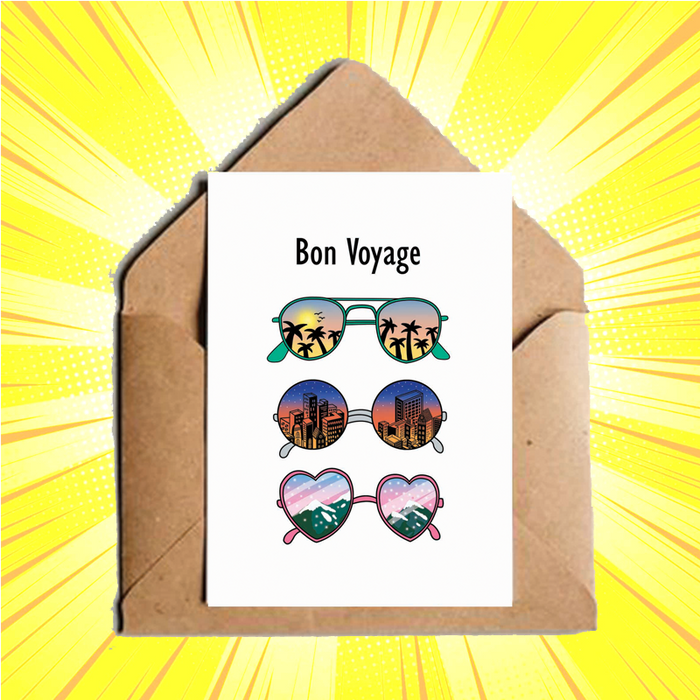 Bon Voyage Greeting Card - www.entertainmentstore.in