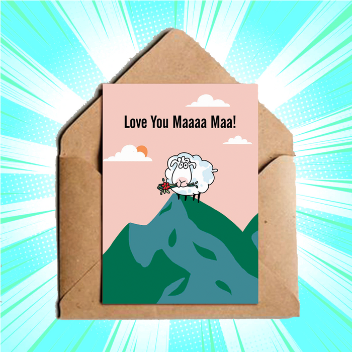 Love You Maaaa Maa Greeting Card - www.entertainmentstore.in