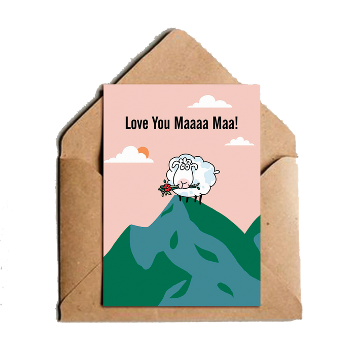 Love You Maaaa Maa Greeting Card - www.entertainmentstore.in