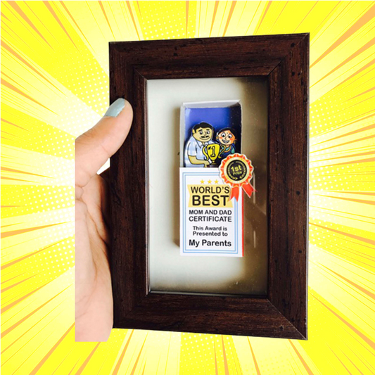 Home Is Where Mom Is Sweet Home Matchbox Frame - www.entertainmentstore.in