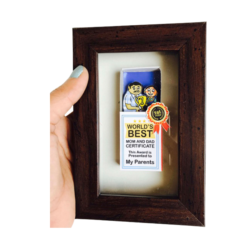 Home Is Where Mom Is Sweet Home Matchbox Frame - www.entertainmentstore.in