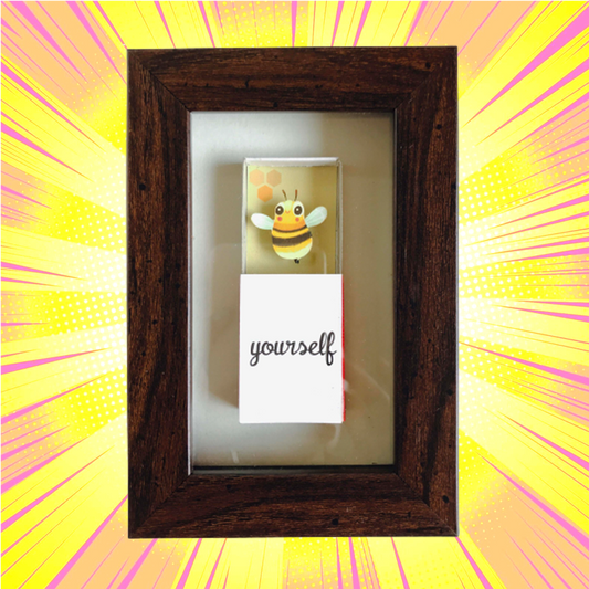 Bee Yourself Matchbox Frame - www.entertainmentstore.in