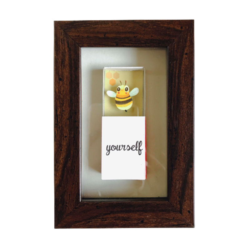 Bee Yourself Matchbox Frame - www.entertainmentstore.in