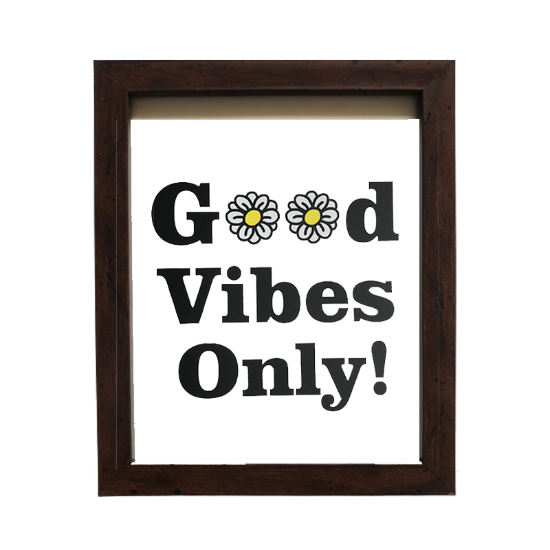 Good Vibes Only Box Frame - www.entertainmentstore.in