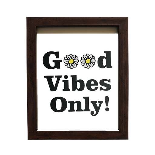 Good Vibes Only Box Frame - www.entertainmentstore.in