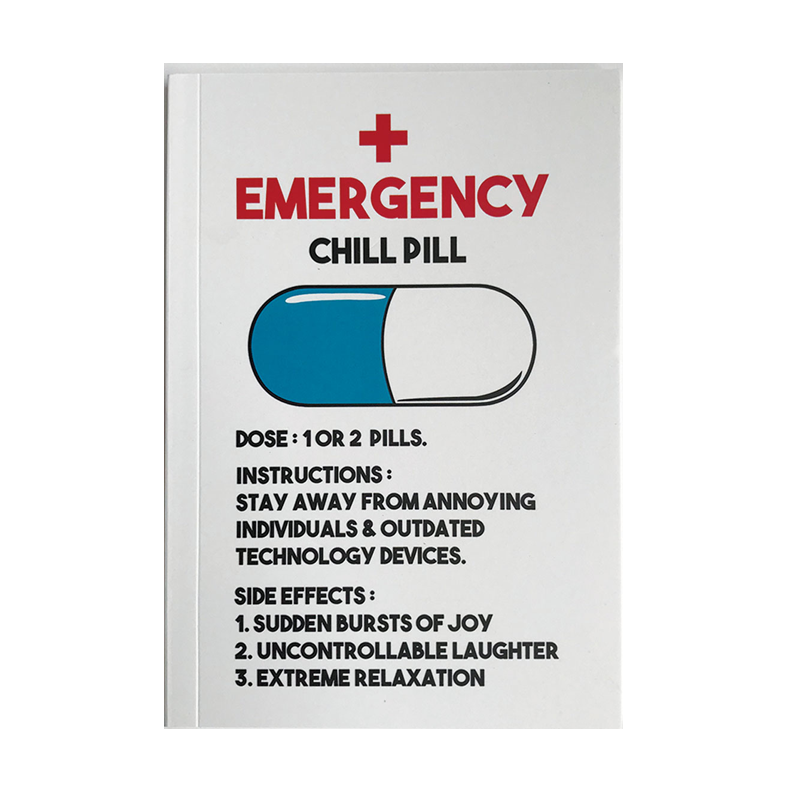 Emergency Chill Pill Notebook - www.entertainmentstore.in