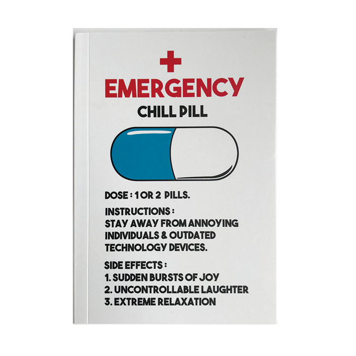 Emergency Chill Pill Notebook - www.entertainmentstore.in