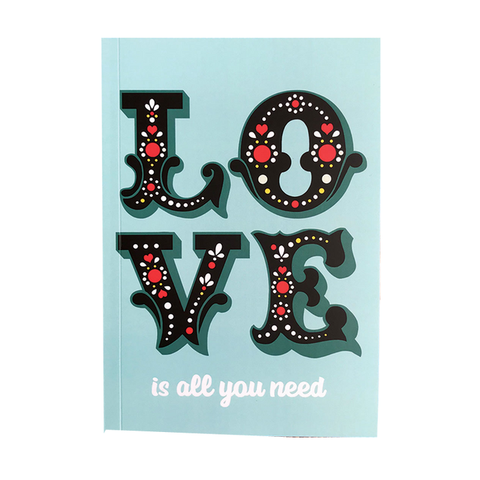 Love Is Alll You Need Notebook - www.entertainmentstore.in
