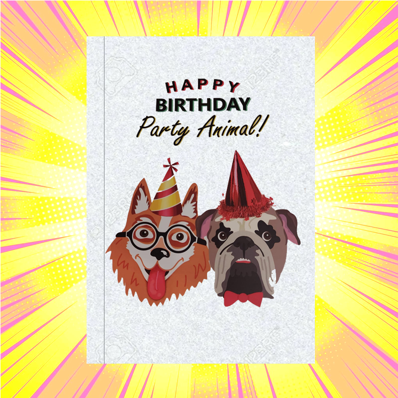 Happy Birthday Party Animal Notebook - www.entertainmentstore.in