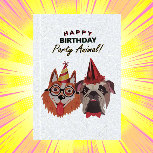 Happy Birthday Party Animal Notebook - www.entertainmentstore.in