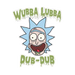 Rick And Morty Wubba Lubba Dub Dub Sticker - www.entertainmentstore.in