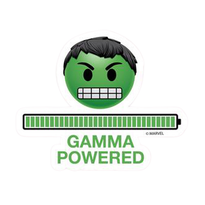 Hulk Gamma Powered Marvel Sticker - www.entertainmentstore.in