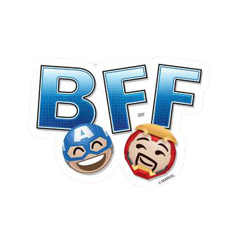 BFF Marvel Sticker - www.entertainmentstore.in